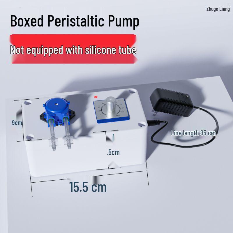 Verstellbare peristaltische Pumpe aus lebensmittelechtem Silikon für Labor- und Haushaltsgebrauch