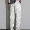 Men's Plus Size Tie-Dye Jogger Pants, Elastic Waist Casual Summer Trousers (4XL-10XL)