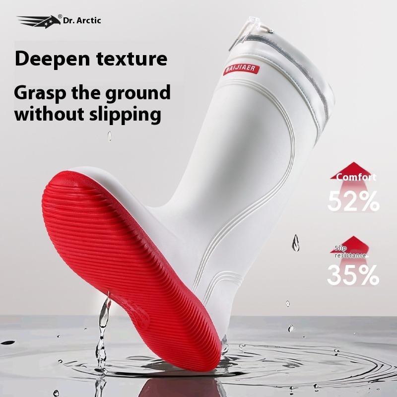 High Quality Factory Manufacture Waterproof Anti-slip Rain Boots Multi-site Using PVC Work Boots Gumboots