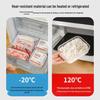 Rectangular Transparent Sealed Food Storage Set for Refrigeration