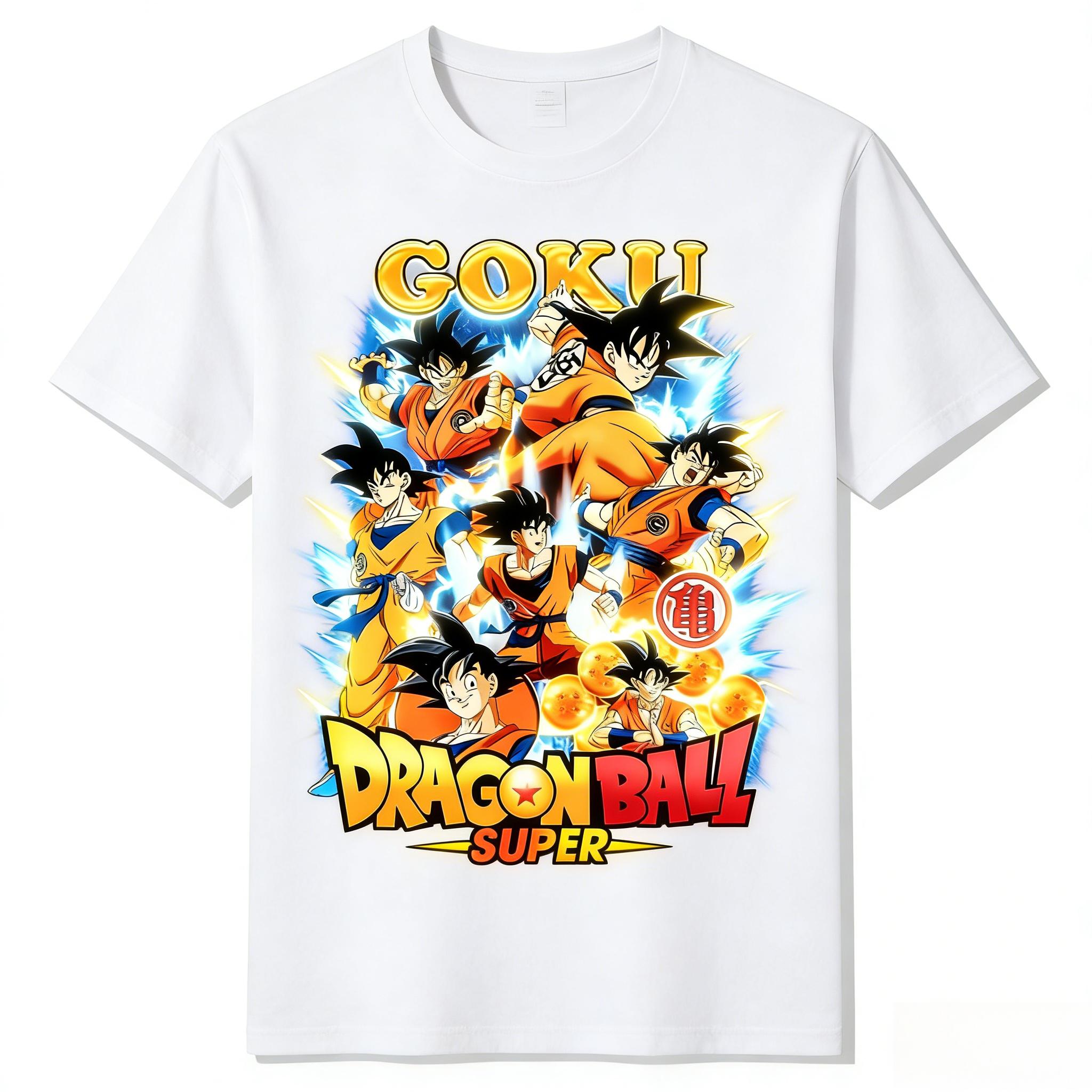 

Summer Dragon Ball Super Goku TShirt Cotton ShortSleeved Unisex Streetwear Top for Men And Women S