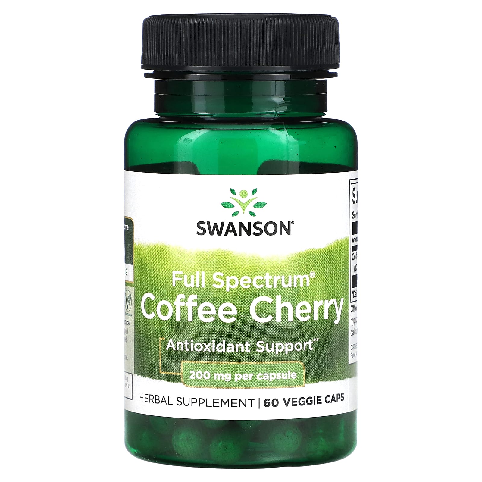 

Full Spectrum Coffee Cherry, 200Mg, 60 Veggie Capsules