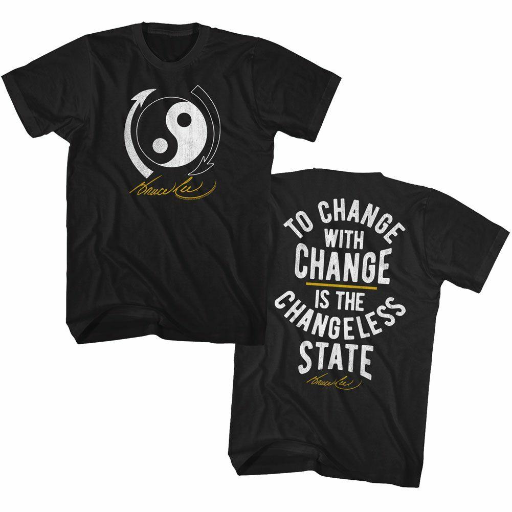 Bruce Lee Change Black T-Shirt S