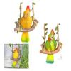 Garden Decoration Resin Parrot Figurine Outdoor Bird Ornament 0.24 Pounds Versatile Hanging Decor Waterproof Material For Garden