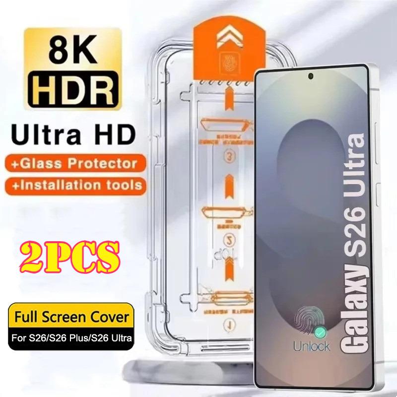 Voor Samsung Galaxy S26 S25 S26 Ultra S25FE S24FE S20FE Anti-Spy Privacy Stofvrij One-click Installatie Volledige Dekking Gehard Glas Schermprotector