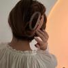 Eggplant Round Opaque Hair Clips