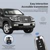 Alloy+Carbon Fider Car Key Case Holder Chain Toyota Alphard VELLFIRE 2012 PREVIA 2019 2020 2021 Car Interior Accessories