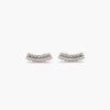 J.Lauren 01M01663 Arched Cubic Zirconia Earrings