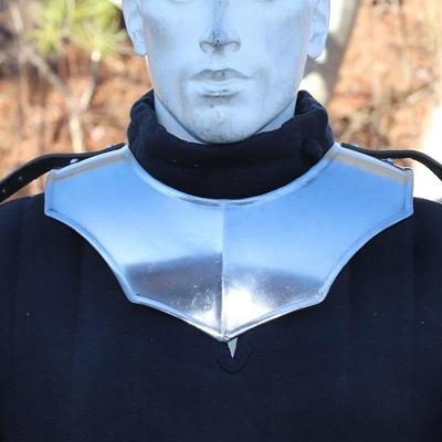 Avenger Medieval Renaissance Steel Gorget Armor Neck Plate