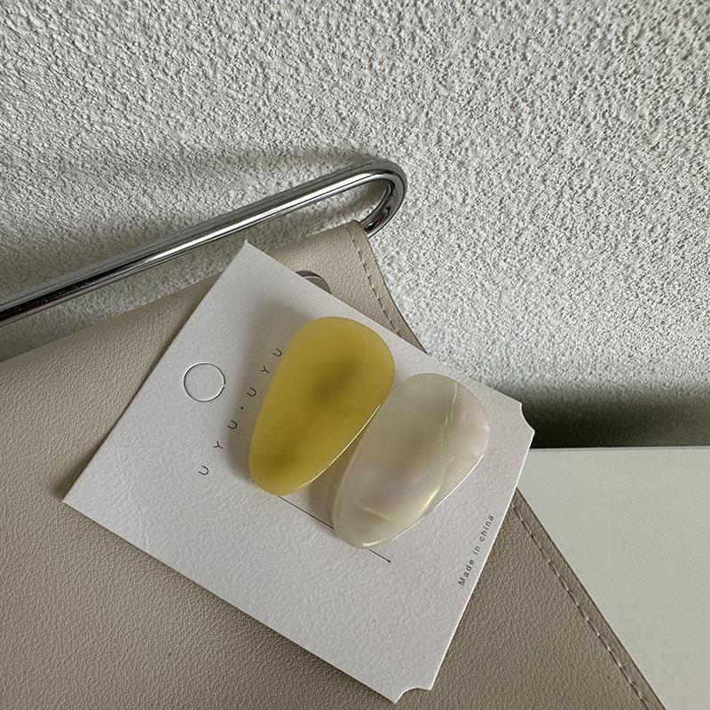 

2PCS/lot Korean Acetate Hair Clips Women Elegant Marble Pattern Hair Barrettes Girls Hair Accessories Hairclip Duckbill Clip New