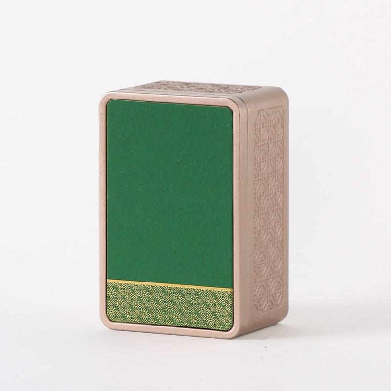 Luftdichter geruchsdichter Kräuteraufbewahrungsbehälter: Mini-Teedosen aus Edelstahl Kaffeebox