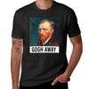 Gogh Away Lustiges Van Gogh Wortspiel T-Shirt Hippie Kleidung Anime Herren Trainingsshirt
