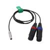 HangTon Line Level Audio Cable for ARRI Alexa Mini LF Camera Sound Device 688 Mixer to XLR Female 80cm 6-Pin 2-Channel 3-Pin