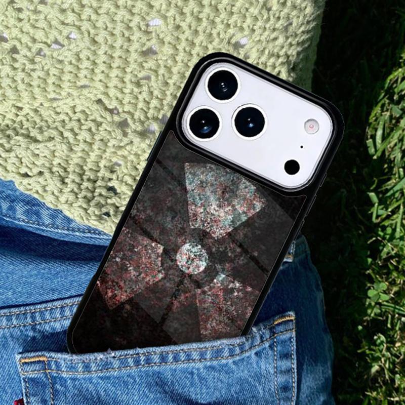 Nuclear Radiation Warning Sign Mobile Phone Case Compatible with IPhone 17 16 15 14 13 12 11Pro Max 17 Air Cover
