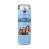 400Ml Anime One Piece Baskılı Termos Şişe Paslanmaz Çelik Kupa Sızdırmaz Vakumlu Matara Termal Kahve Çay Süt Su Şişesi