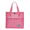 Stylish Korean Transparent Mesh Casual Beach Bag Large Capacity Tote Handbag