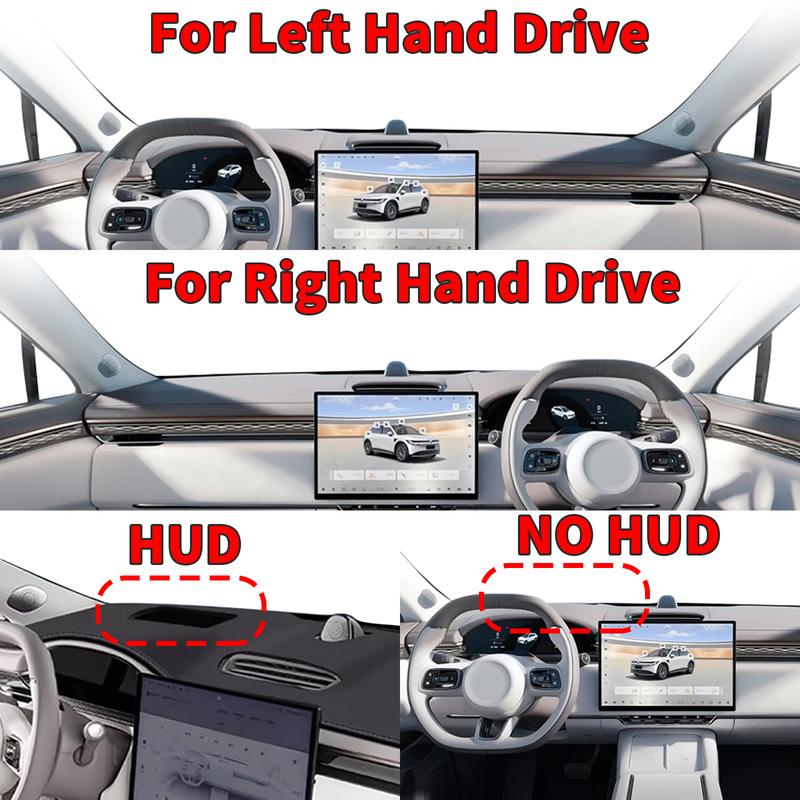 fit for ZEEKR 7X 2025 2026 2027 Car Dashmat Dashboard Cover Pad DashMat Sunshade Accessories Protective Carpet Leather
