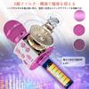 Verkstar Wireless Karaoke Microphone Bluetooth Recording Multi-Color LED Lights Echo Function Easy Connection Accompaniment Music Playback Noise