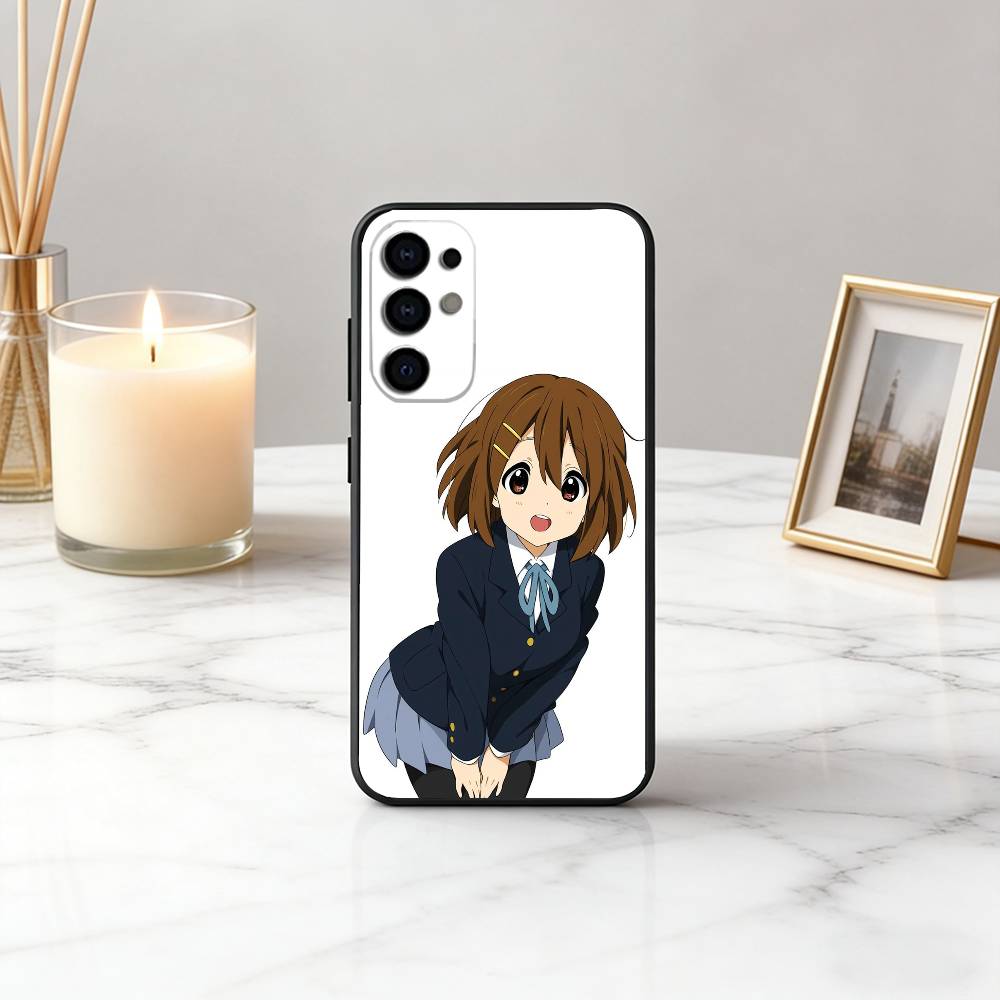 K-K-ON Music Y-Yui H-Hirasawa-yh Phone Case For Samsung S25,S24,S21,S22,S23,S30,Ultra,S20,Plus,Fe,Lite,Note,10,Black Cover
