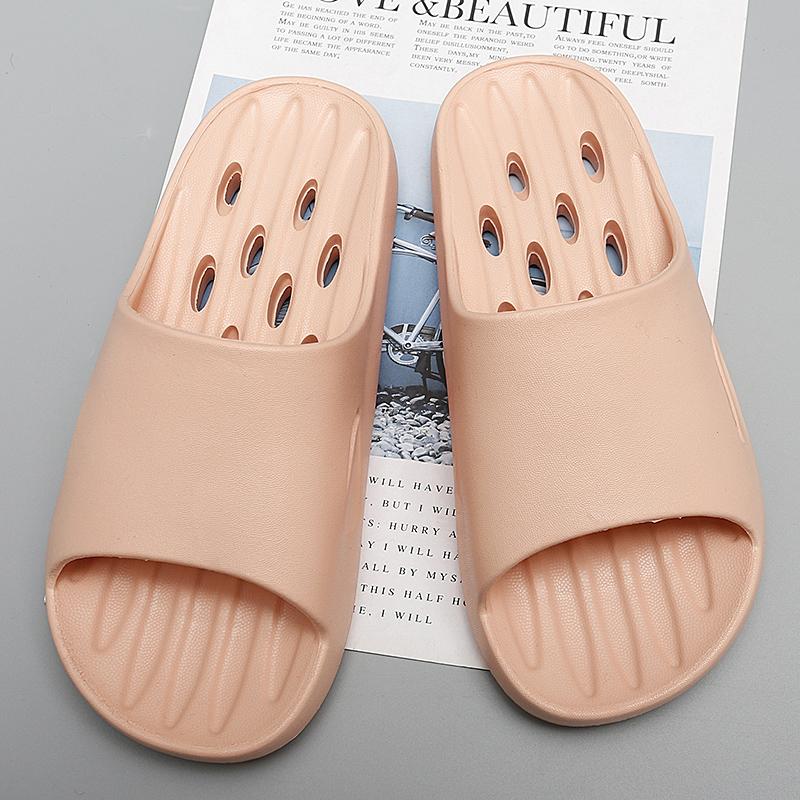 Fashion Shower Shoes Fast Anti Slip Comfortable Men's and Women's Home Slippers New Leakage Slippers Anti Slip Couple Sandals Low Price