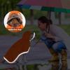 Dog Raincoat Waterproof Soft Breathable Dog Rain Jacket For Small Dog Hooded Dog Rain Coat With Transparent Cap Protect Belly