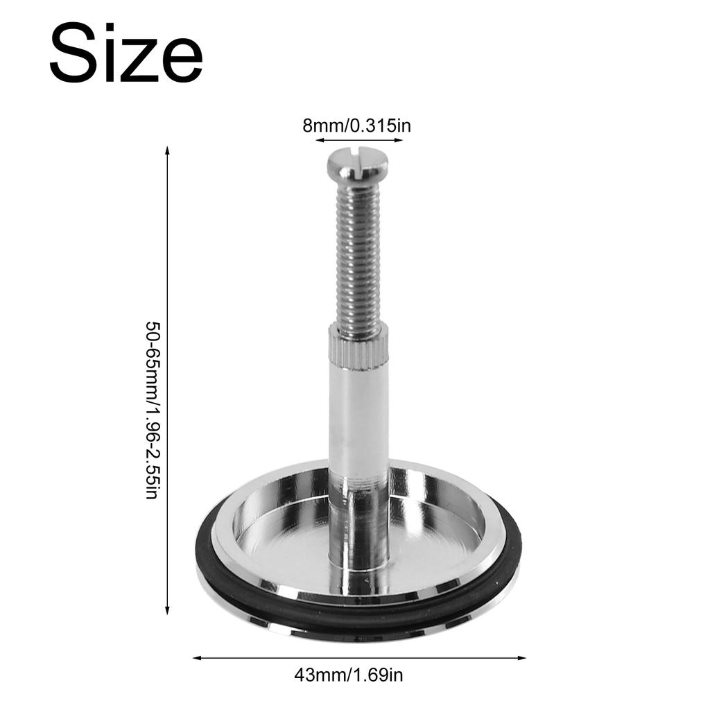 Drain Bathtub Stopper Valve Lightweight Sinks Silver Accessories Useful
