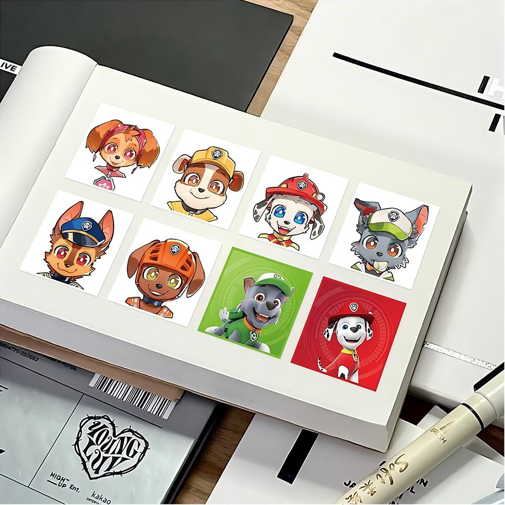 500pcs Cute Cartoon PAW Patrol Sealing Stickers Cute Graffiti Stationery Bike School Supplies Teacher Reward Decals Toys Gifts