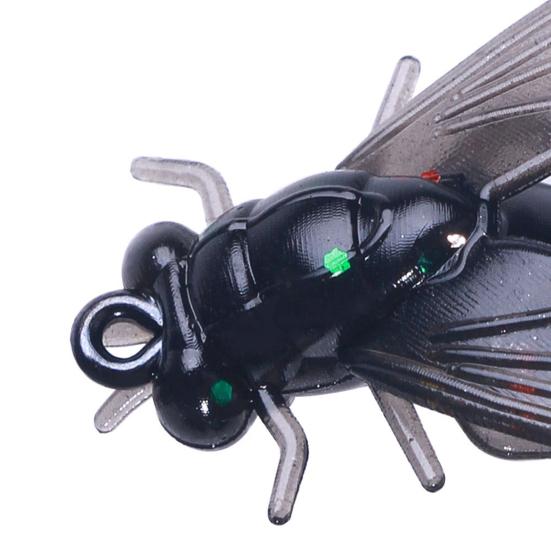 15Pcs Bionic Fly Fishing Baits Realistic Looking Mini Size Portable Flies Fishing Lures Kit Swimbaits for Saltwater Freshwater