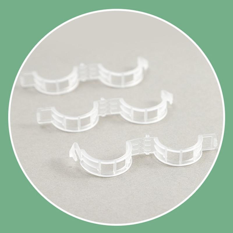 100 Pcs Plastic Plant Clips For Climbing Plants Clear Plant Fixing Clip Tomato Trellis Clips Plant Support Clips Vine Fixing Clip