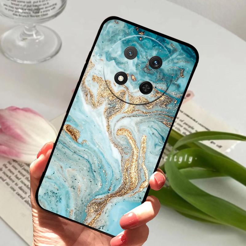 For Honor Magic7 Lite Case BRP-NX1 Luxury Painted Cover Soft TPU Silicone Cases For Honor X9C Magic7Lite X60 Pro X60Pro Fundas