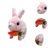 Electric Bunny Plush Toy Interactive Rabbit Creative Holiday Gifts Realistic Stuffed
