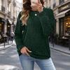 Women's Leopard Print Loose Fit Top, Casual Versatile Shirt for Fall and Winter Everyday Wear