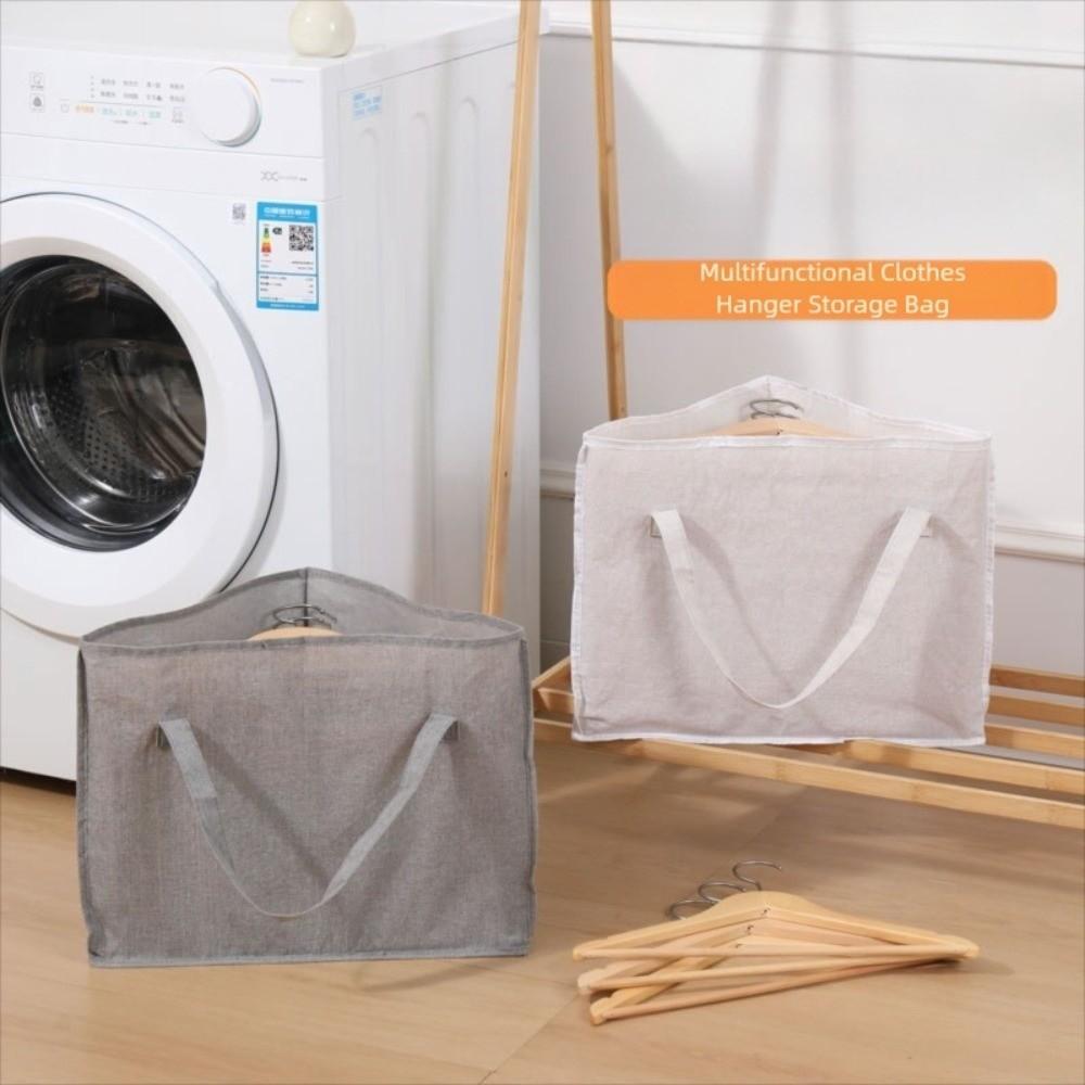 with Handle Clothes Hanger Storage Bag Space-Saving Hanger Storage Bag Triangular Storage Bag  Home