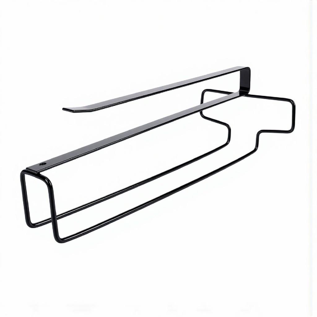 Wine Glass Holder No Drill Hanging Under Cabinet Wine Glass Rack for Household Kitchen