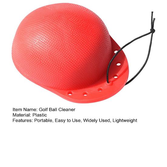 Portable Golf Ball Cleaner with Lanyard Compact Design Easy To Carry Reusable