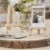 Eco-Friendly Mini Wooden Tripod for Elegant Wedding Table Decor and Craft Displays