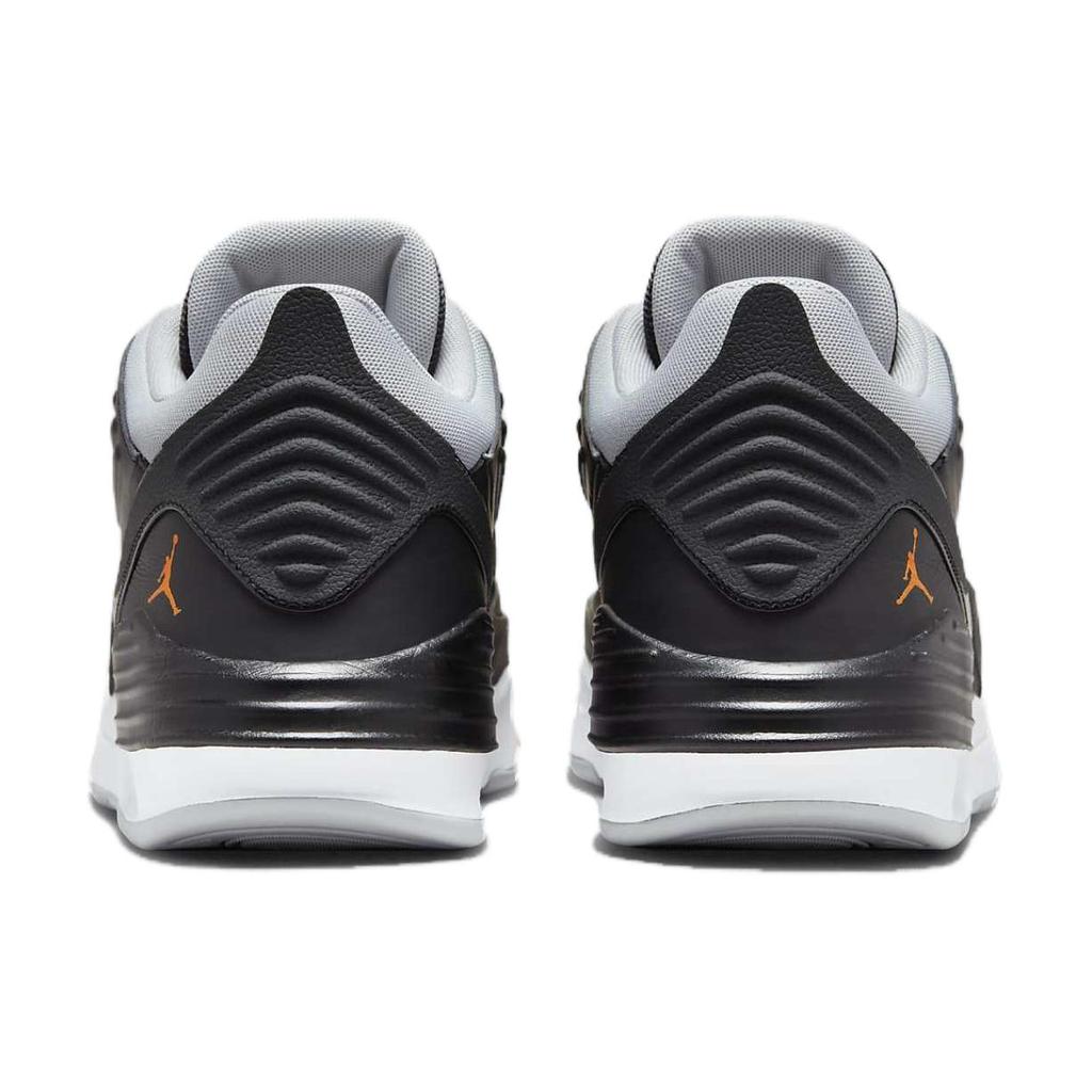 New JORDAN Max Aura 5 Black Wolf Grey White Magma Orange DZ4353-008