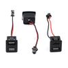 Double-Layer Usb Female Base Type-C Charging Socket Power Socket With Cable Connector