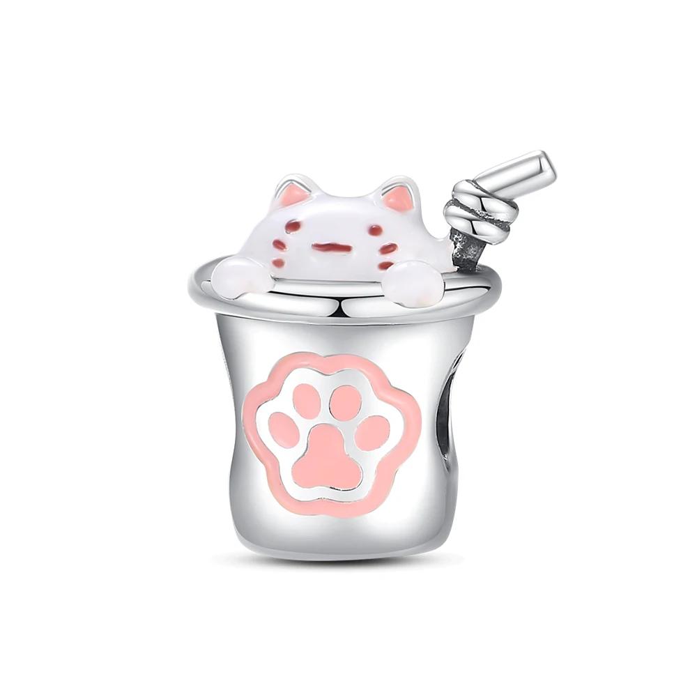 

Originalcopper Charms Luxury Cute Pet Cup Beads Fit Bracelet Diy Women Making Delicate Gift