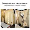 1pcs Car Privacy Partition Curtain Shading Sunscreen Shading Curtain Front And Rear Split Push And Pull Curtains Anti-peep