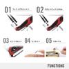 VICTORINOX Ranger Grip 174 W Swiss Army Knife Multifunctional Knife Outdoor DIY Bit Serrated Large Blade with Small Pliers 17 Functions Compact
