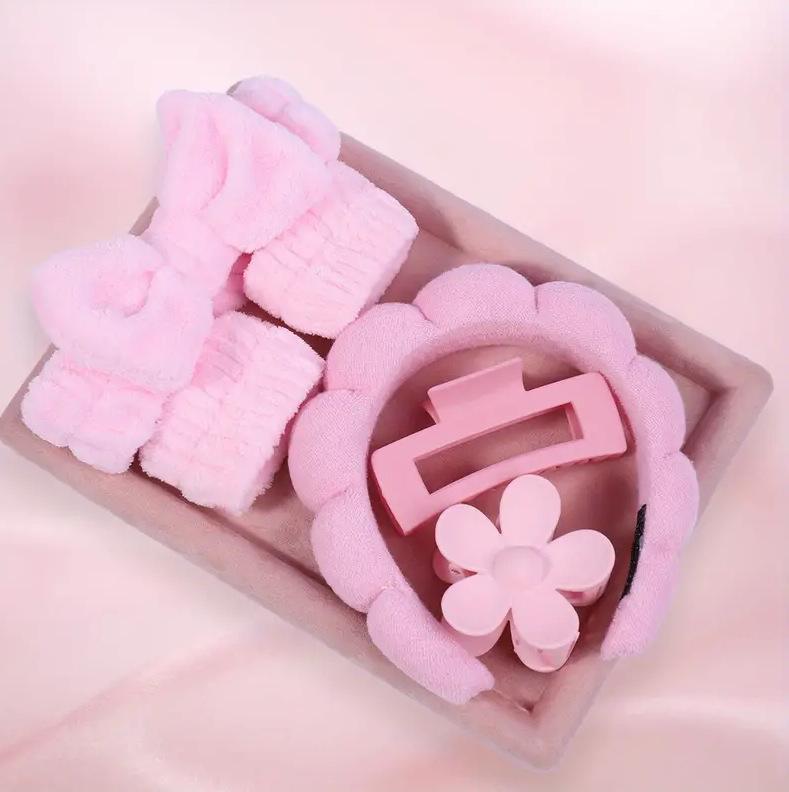 

Повязка на голову и браслет Cross-Border Twist Cloud для умывания лица