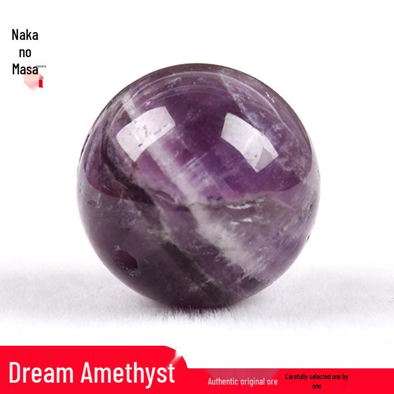 

Dreamy Amethyst Round Beads: Purple Crystal Beads for DIY Necklaces & Bracelets Dreamy Amethyst 8mm Single