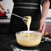 2pcs 10 Inch Stainless Steel Egg Beater Durable Semi-automatic Mixer For Effortless Egg Cream Mixing Stirring And Beating For Kitchen Baking
