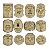 Halloween Decoration Retro Stickers Red Wine Stickers Scene Decoration Props Party Supplies