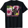 MTV Floral Roses Music Television Logo T-Shirt S-4XL Unisex