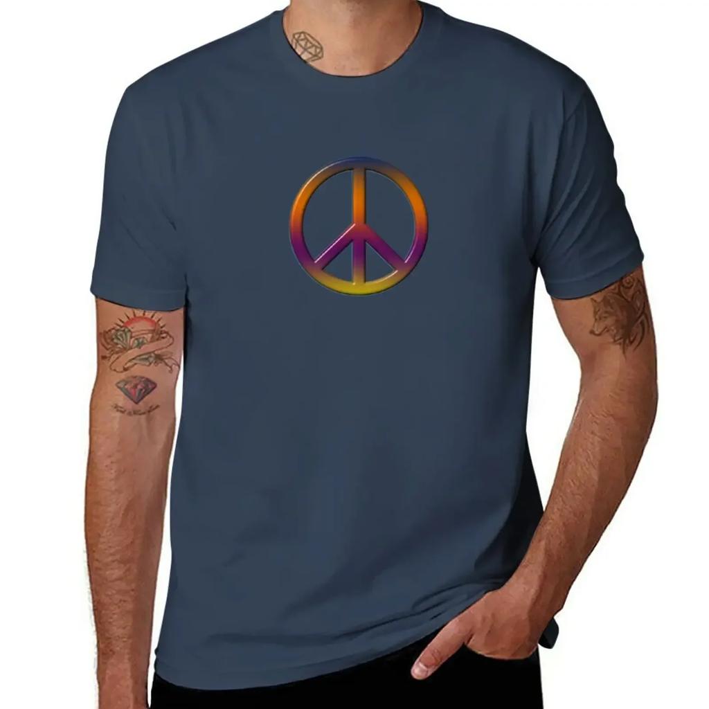 Olodum Peace T-Shirt Oversizeds Aesthetic Clothing Black T Shirts for Men