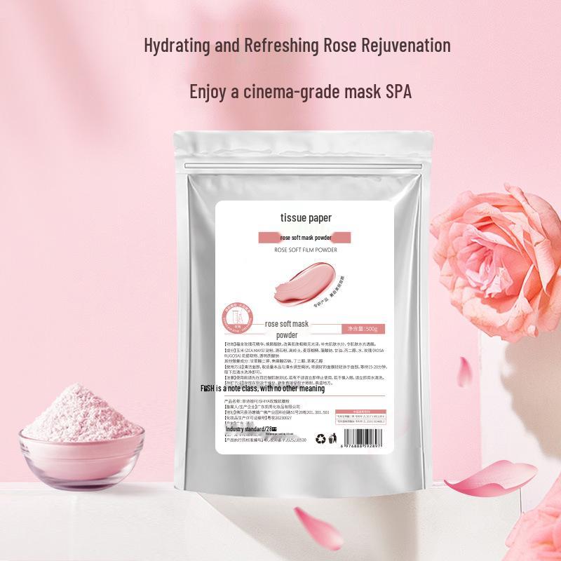 Питательная маска-пудра из лепестков розы для увлажнения и осветления кожи