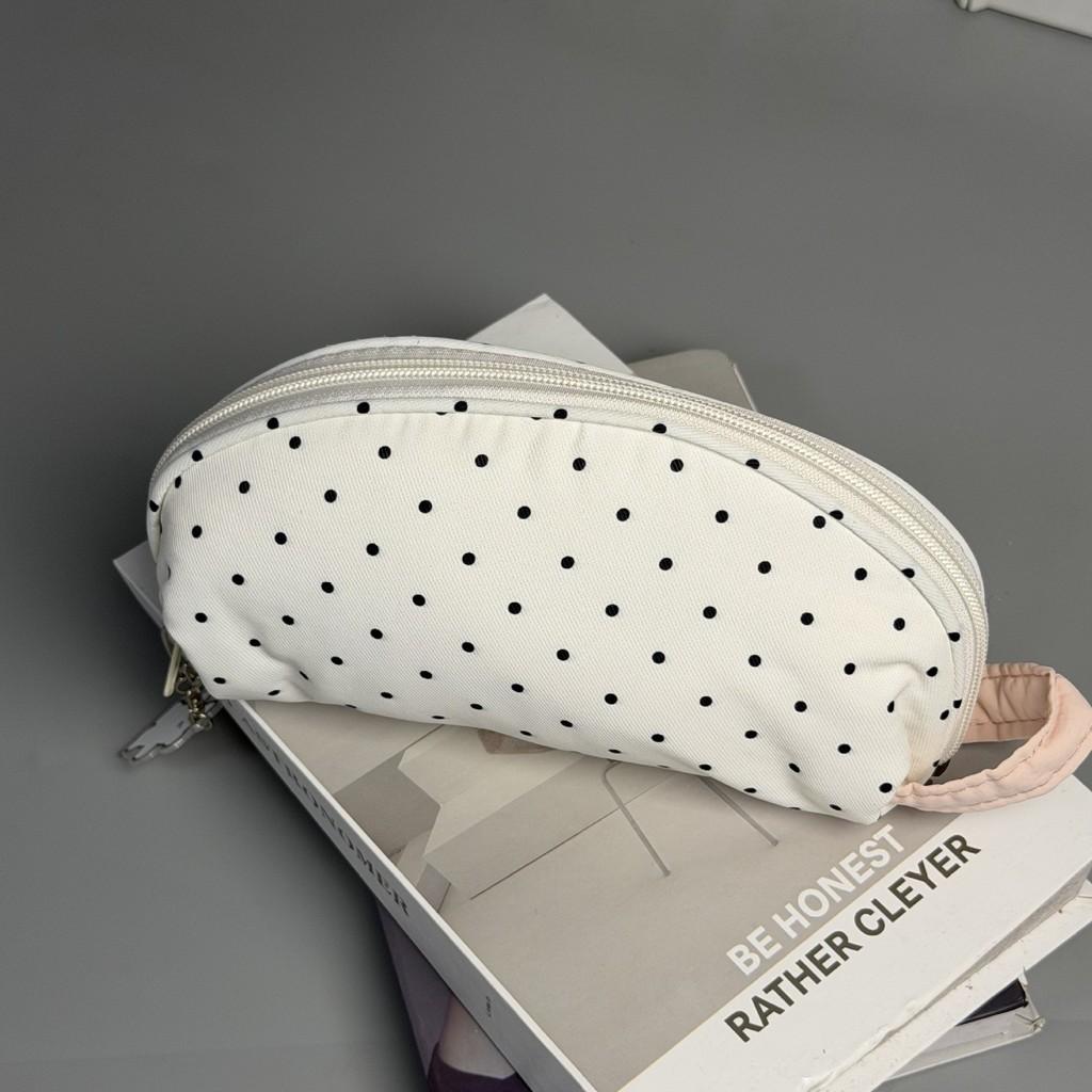 Nautical Marine Life Shell Pencil Case With Nylon Material For Students Storage Organizer