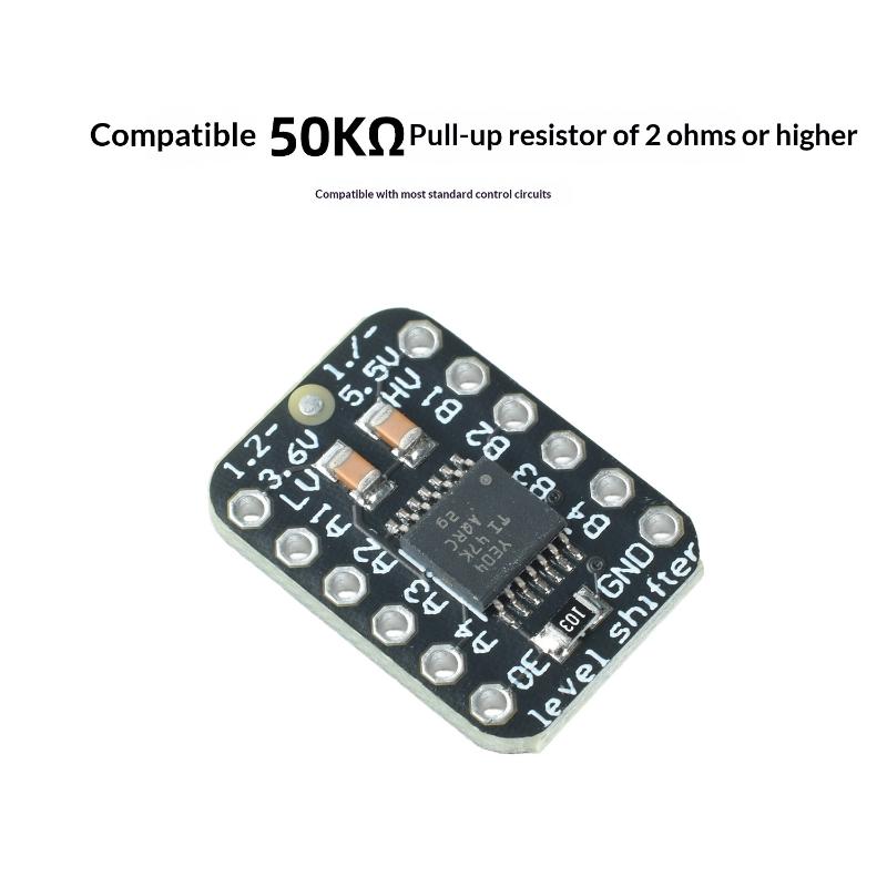 Txb0104 4-Channel Bidirectional Logic Level Shifter Module Auto Direction Sensing 3.3V/5V Logic Converter